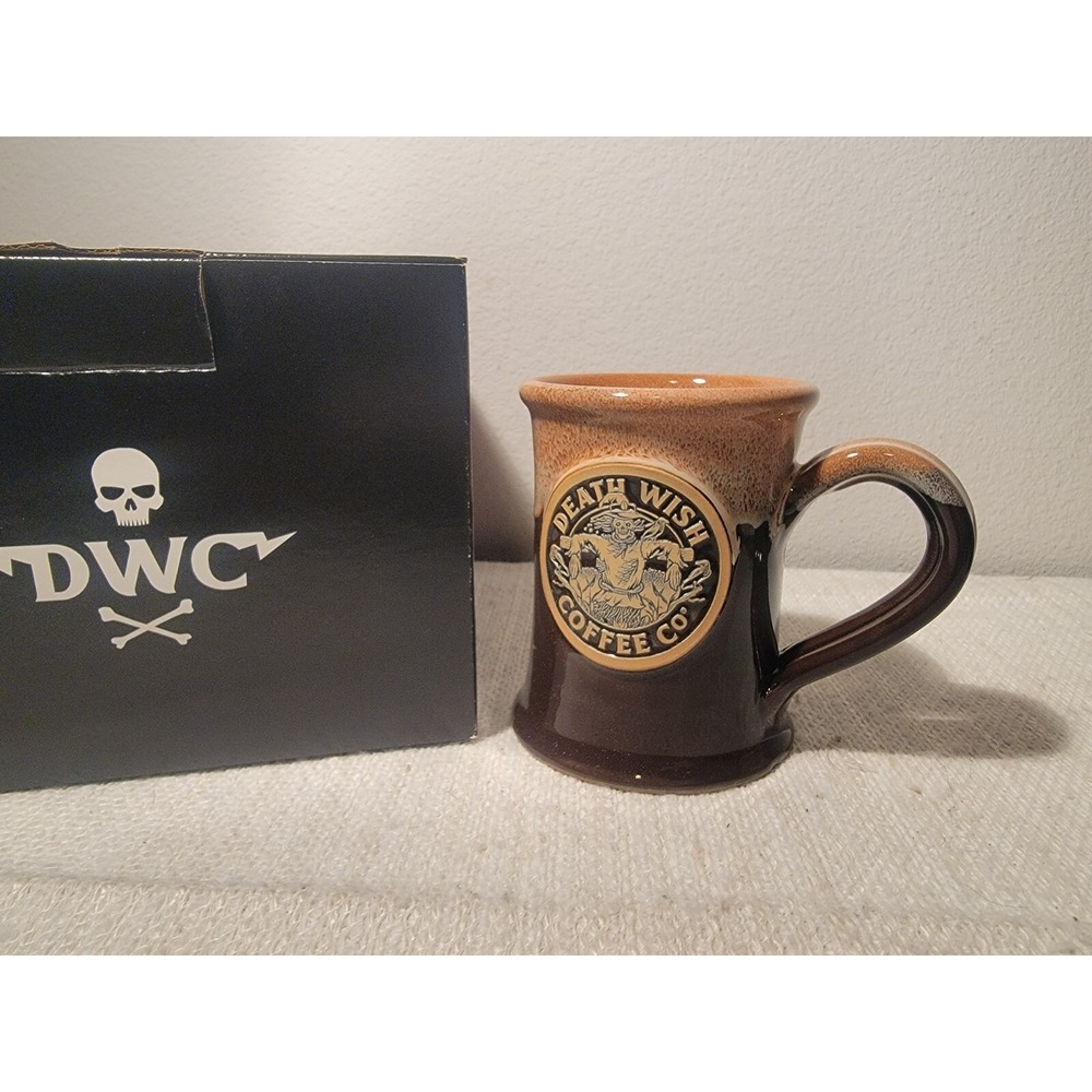 Death Wish Coffee Co. Deneen Pottery 2024 Scarecrow Mug LTD ED # 1778/3500‎ NIB